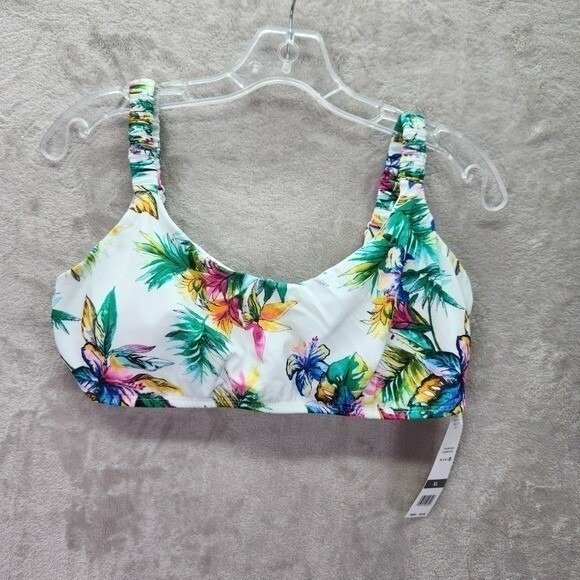 Sundazed Bikini Top Womens Size XL Bella Floral Swim Padded Adjustable Straps - Picture 1 of 7